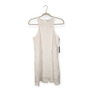 NWT Lovers + Friends White Lace Sleeveless Mini Dress Size S